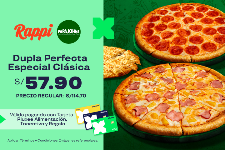 50%OFF en Dupla Perfecta Especial Clásica a S/.57.90. (Precio regular S/ 114.70