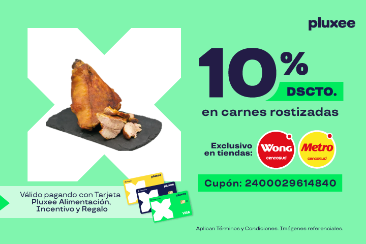 10% En carnes rostizadas Cupón: 2400029614840