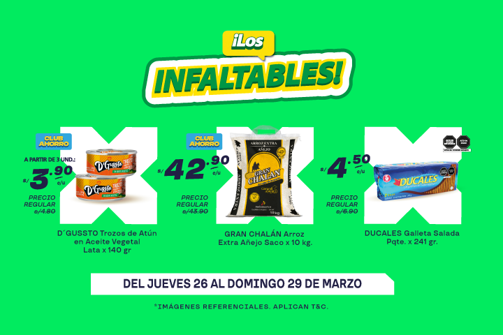 ¡Los infaltables de Mayorsa! Del 26 al 29