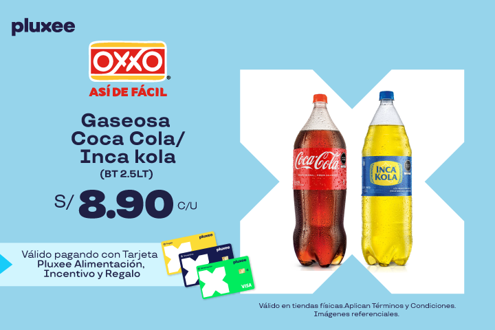GASEOSA COCA COLA/INCA KOLA BT 2.5LT A S/8.90