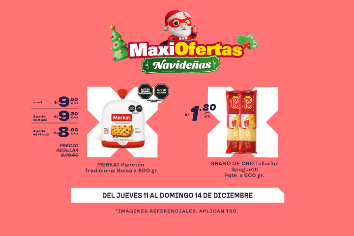 ¡Los infaltables de Maxiahorro! Del 11 al 14 de diciembre.