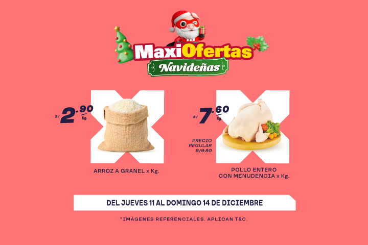 ¡Los infaltables de Maxiahorro! Del 11 al 14 de diciembre.