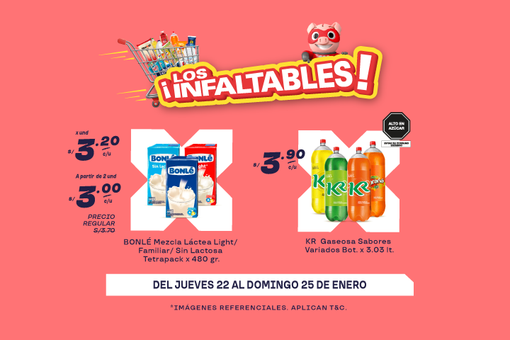 ¡Los infaltables de Maxiahorro! Del 22 al 25 de enero.