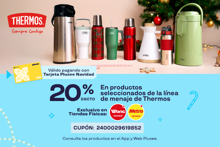 20% Dscto En productos seleccionados de la línea  de menaje de Thermos.Cupón:2400029619852