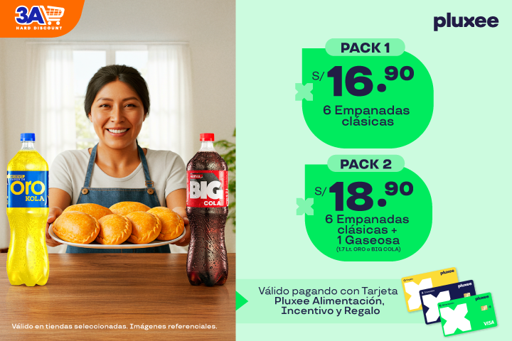Pack de empanadas. Válido solo en Tiendas seleccionadas.